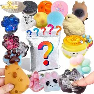Mystery Fidget Toys Blind Bags Cat Paw Antistress Foot Taba Squishy Jelly Toy Squeeze Toy Sticky Simulated Food Mochi Toy 2026