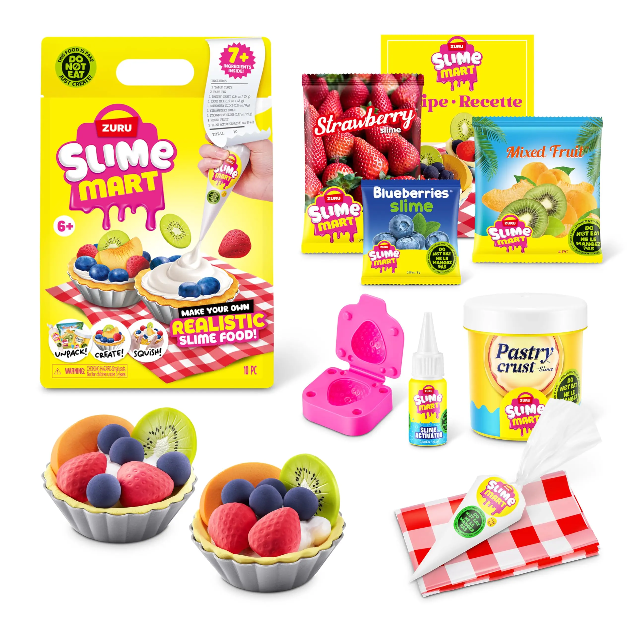 Slime Mart Small Bag by ZURU, Compound Slime Toy, Arts & Crafts for Kids and Kidults, Soft Slime Making Kit - Slime Kit for Girls Ages 6-10 - Fun Gift Idea for Boys Girls - Fidget Toys - Sensory Toys