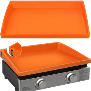 LotFancy Griddle Mat for Blackstone, 22 inch Silicone BBQ Mat, Full Coverage Cover for Griddle Top, Grill Accessories to Protect Grilling from Dust, Dirt, Bugs, Rust