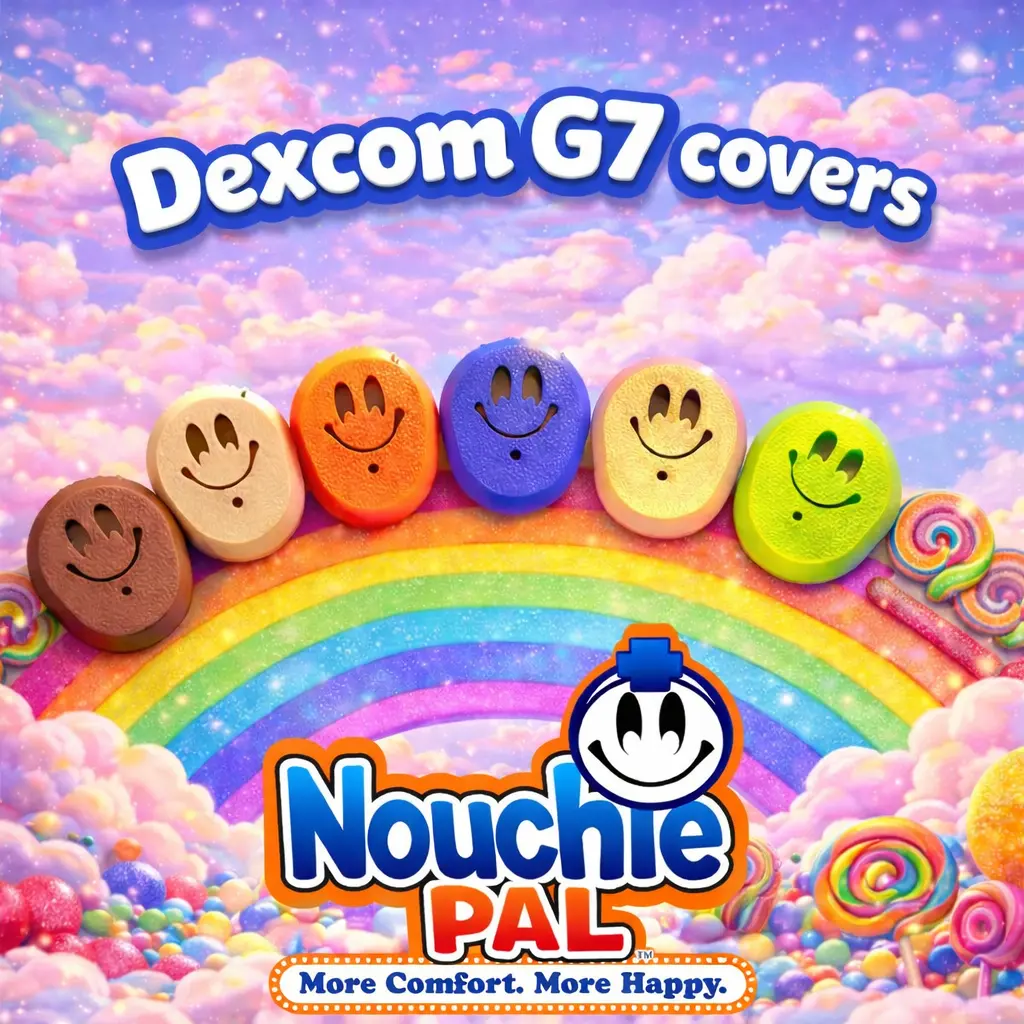 (2-PACK) Dexcom G7 Clip-On Cover SET | Non-Adhesive, No Tape Needed | Protective Cover for Sensor | Reusable for Kids & Adults