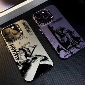 B-Bleachs K-Kurosaki Ichigo Phone Case For IPhone 17 16 15 14 13 12 11 Pro Max Air Samsung S21 S22 S23 S24 S25 Multicolor Matte Metallic Aurora Funda