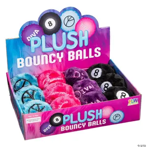 Fuzzy Stuffed Bouncy Balls Bida Ball Set