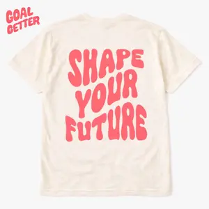 Bella Canvas Goal Getter Inspirational Tee - Fitted Crew Neck Short Sleeve Summer Top for Women & Men Casual Streetwear