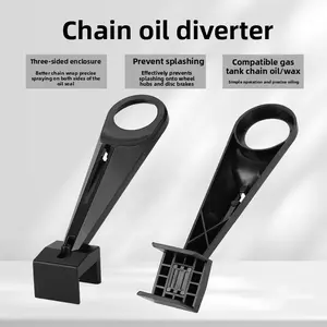 Motorcycle & Bike Chain Cleaning & Maintenance Kit, Splash Guard Oil Can, Chain Lube & Wax Spray, Chain Cleaner Nozzle, Essential Riding Accessory