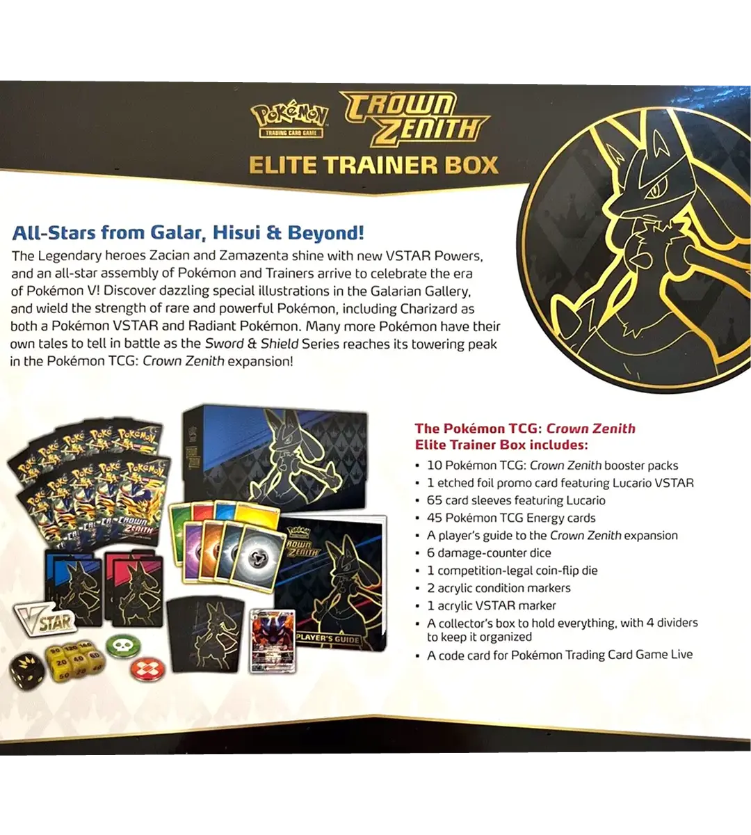 Pokmon Crown Zenith Elite Trainer Box - TikTok Shop