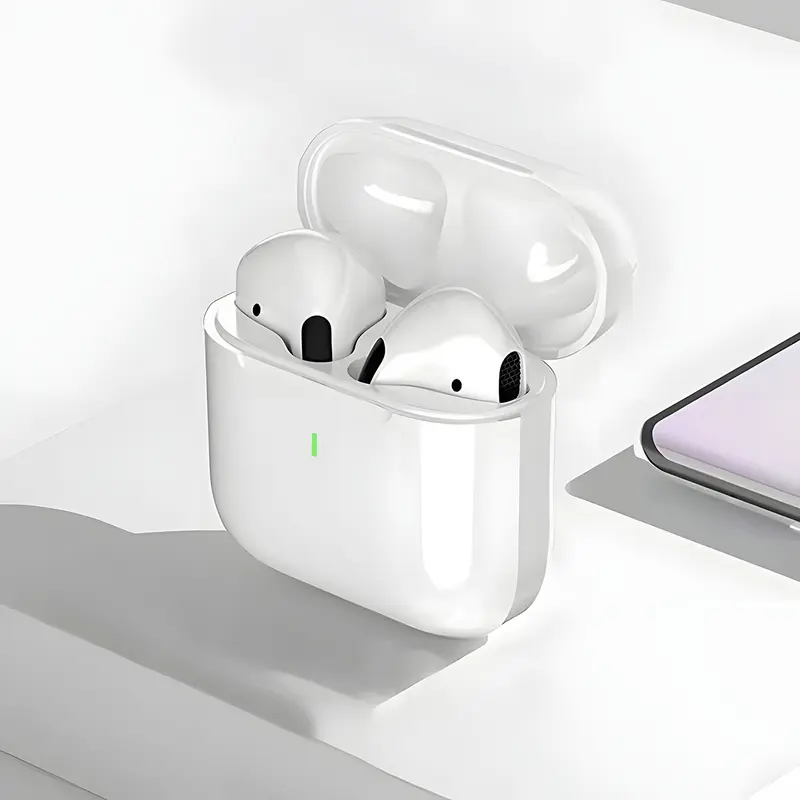KEAI Wireless Headphones - Bluetooth 5.3 In-Ear IEM Earphone with Earbud Fit, 3D Stereo Sound, Long-Lasting Batteries, Compact Earbuds Slip Into Pockets, for Office & Sports, Compatible with Cellphones & Tablets