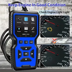 OBD II CAN Diagnostic Tool - Advanced Car Engine Fault Code Scanner - Reads and Clears Error Codes for Vehicles Using OBD2 Protocol from 1996 and Later