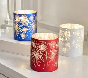 Set of 3 Celebration Fireworks Mini Hurricanes by Valerie