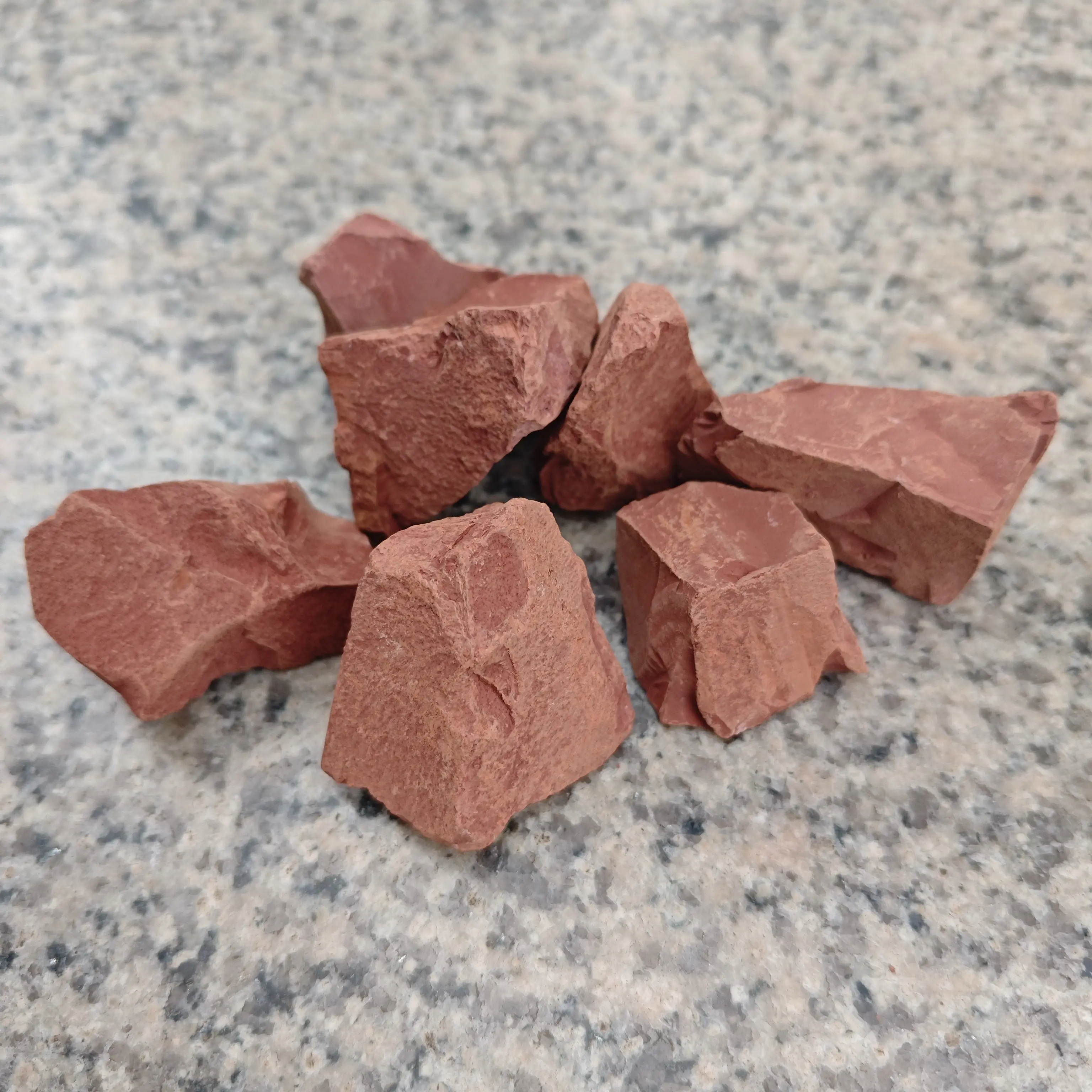 ASMR Crunchy Edible Narat Red Clay 100% Pure Kaolin Chunks (7oz 200g) Cosmetic Grade, Zero Additives Natural Snack & Face Mask