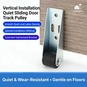 UrGlame 2/4 Pcs Door Bottom Wheel, Simple-fixed Roller, Table Foot, Mini Mobile Roller, Flexible & Silent Anti-wear Wheel, Furniture Drawer Roller, Hardware, Metal, Tools and Gadgets, Furniture Moving Wheel, Office Chair Wheels, Lockable Wheels