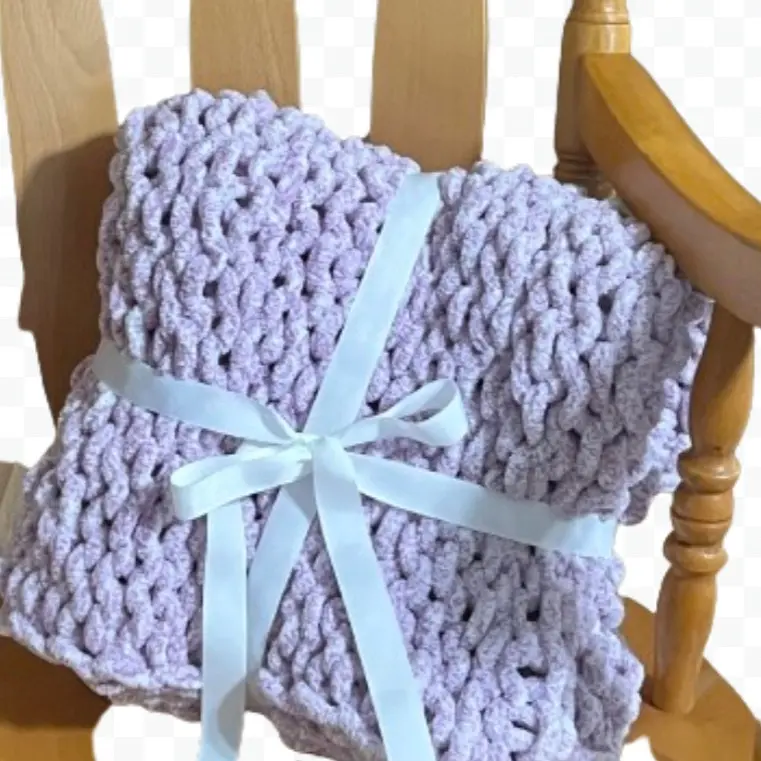Super Soft Chenille blanket throw afghan