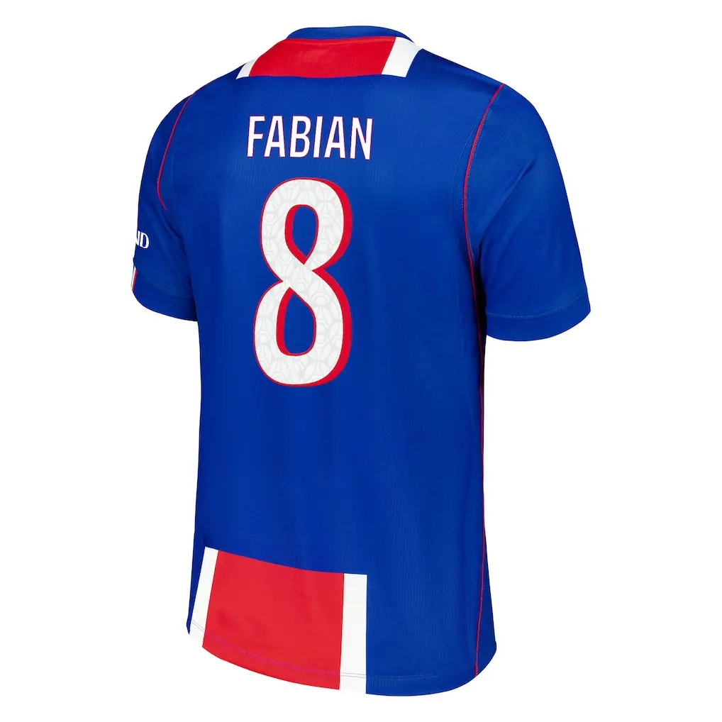 Vitinha 17 Blue Red 2026 Home Match Jersey for Men, Soccer Jersey with Personalized Name Number