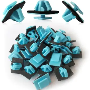30PCS Blue Rocker Molding Retainer Clip Compatible with Hyundai Kia Elantra Santa Soul Sportage 87756-1F000