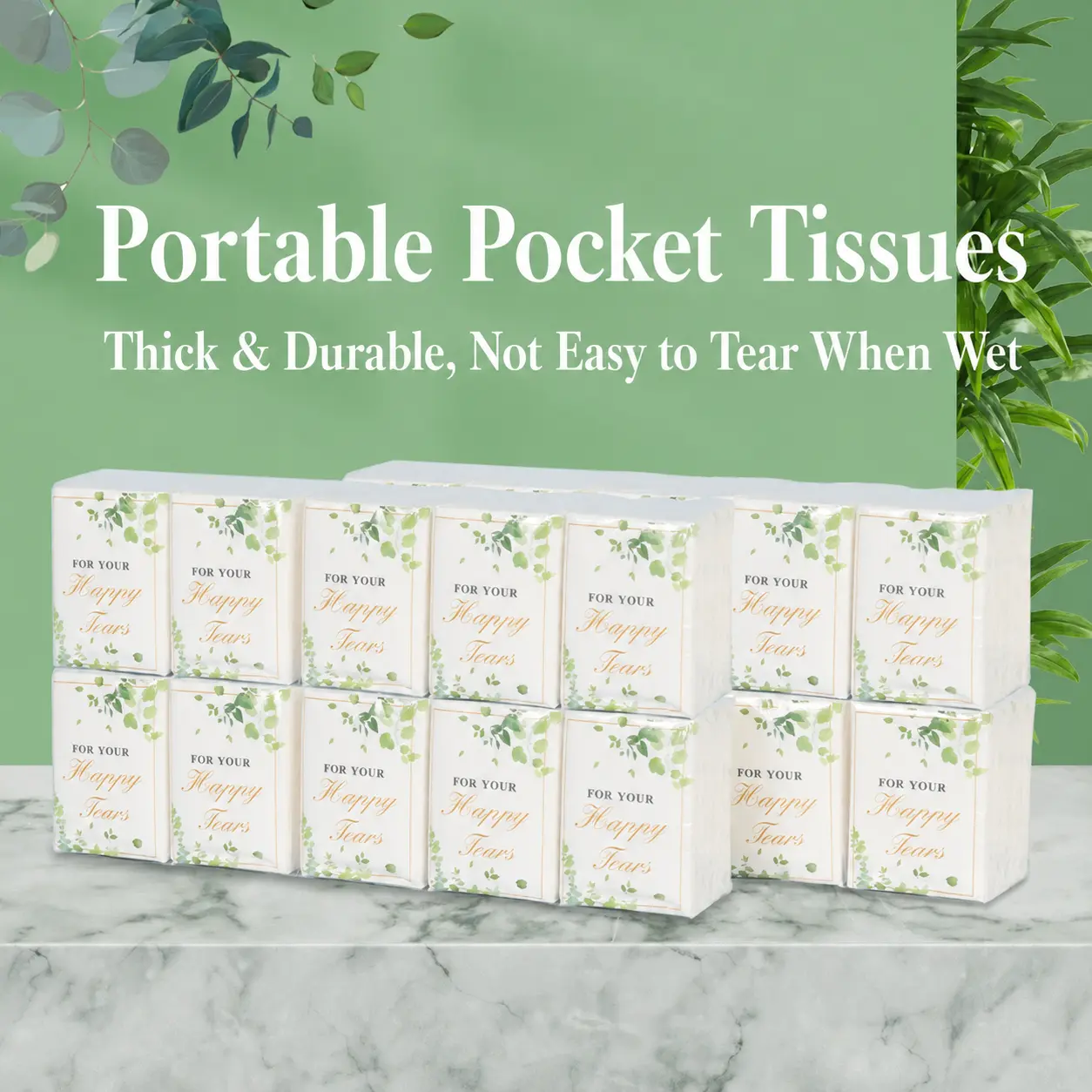 20 packs per item, soft facial tissues, portable mini tissue pouch for outdoor travel, student-use tissues, suitable for entertaining guests, wedding party gifts and ceremony gifts, gatherings with friends and family, birthdays, and party events