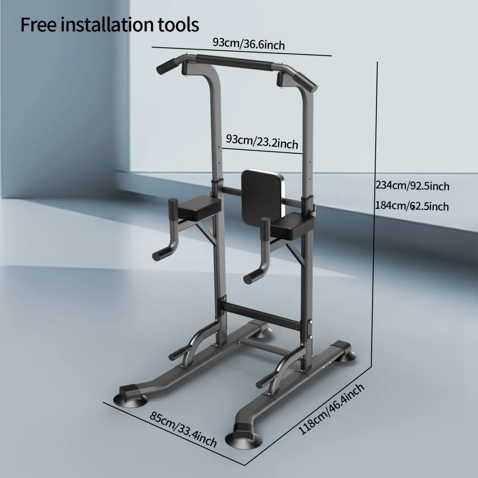 Multifunctional fitness equipment Horizontal adult bar for adults Pull-up device for  Single parallel bar frame