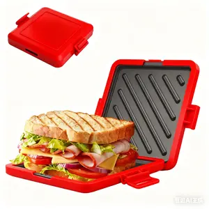 Hot-selling Microwave Toaster & Multi-functional Sandwich Maker High-temperature Resistant Material for Even Heating Enhances Texture & Flavor Ideal for Various Scenarios