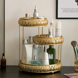 New Tray Desktop Organizer Coffee Table Storage Plate Model Room Decor American Bathroom Shelf, Stylish & Functional Design