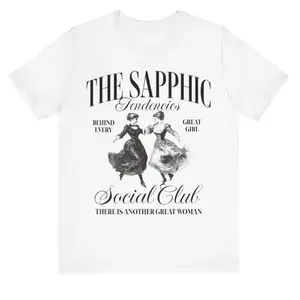 The Sapphic Lesbian Vintage t-shirt, lesbian shirt, vintage lesbian pride t-shirt,
