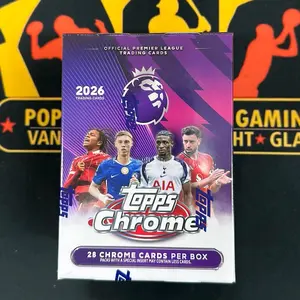 2026 Topps Chrome Premier League EPL Soccer 7-Pack Blaster Box