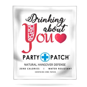 Party Patch - Drinking About You Patch for Valentine's Day with Zero Calories, Water-Resistant Recovery Patch for Parties and Nights Out Decoration