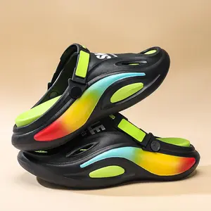 Cloud Slides for Men,EVA Soft Recovery Slides,Thick Sole Open Toe Mens Pillow Slides Shower Shoes Outdoor&Indoor House Slippers