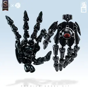 Transforming Mech Model Kit 1/60 Scale Fully Movable Mechanical Hand 3mm Universal Interface System DIY Sci-Fi Assembly Desktop Decor