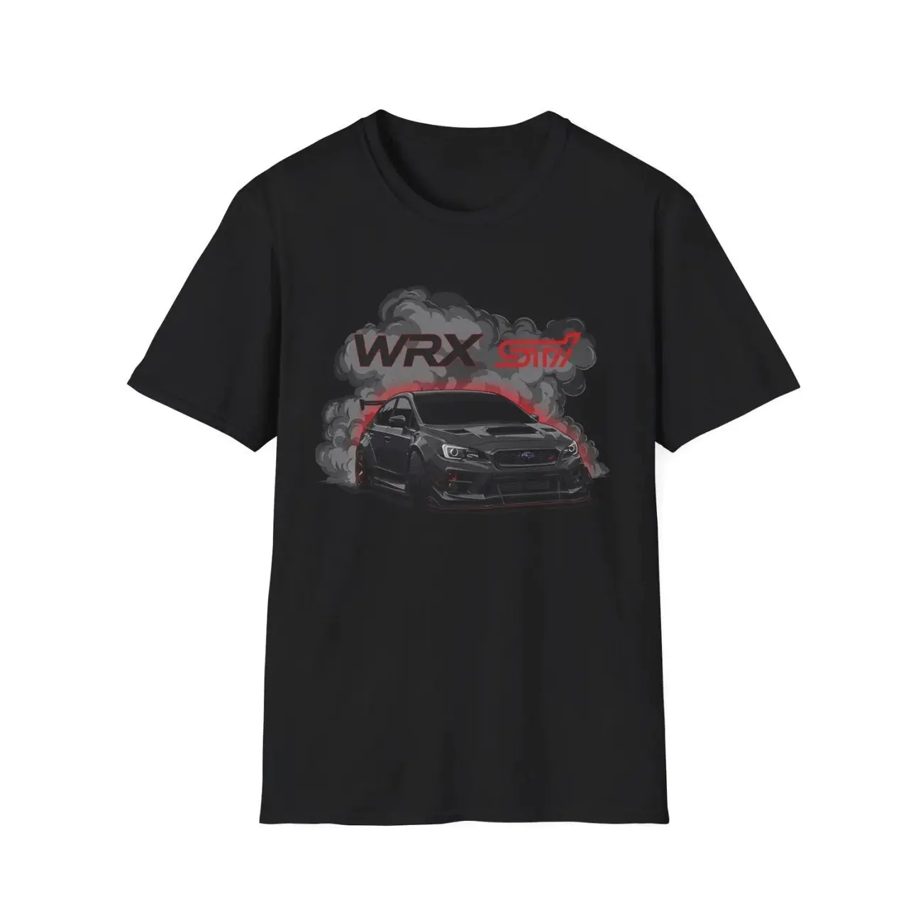 JDM Subaru WRX STi Black Car Graphic T-Shirt Sweatshirt Hoodie, Car Enthusiast and Fans Gift