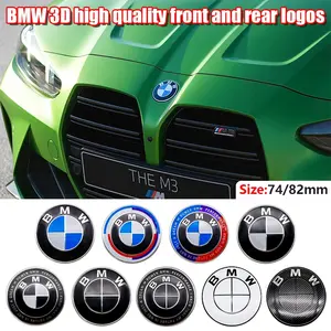 Bmw Car Sticker Decoration, Front and Rear Logo Emblem, Suitable for Bmw Style Accessories, Replacement Badge, Ca Prop 65 Compliant
