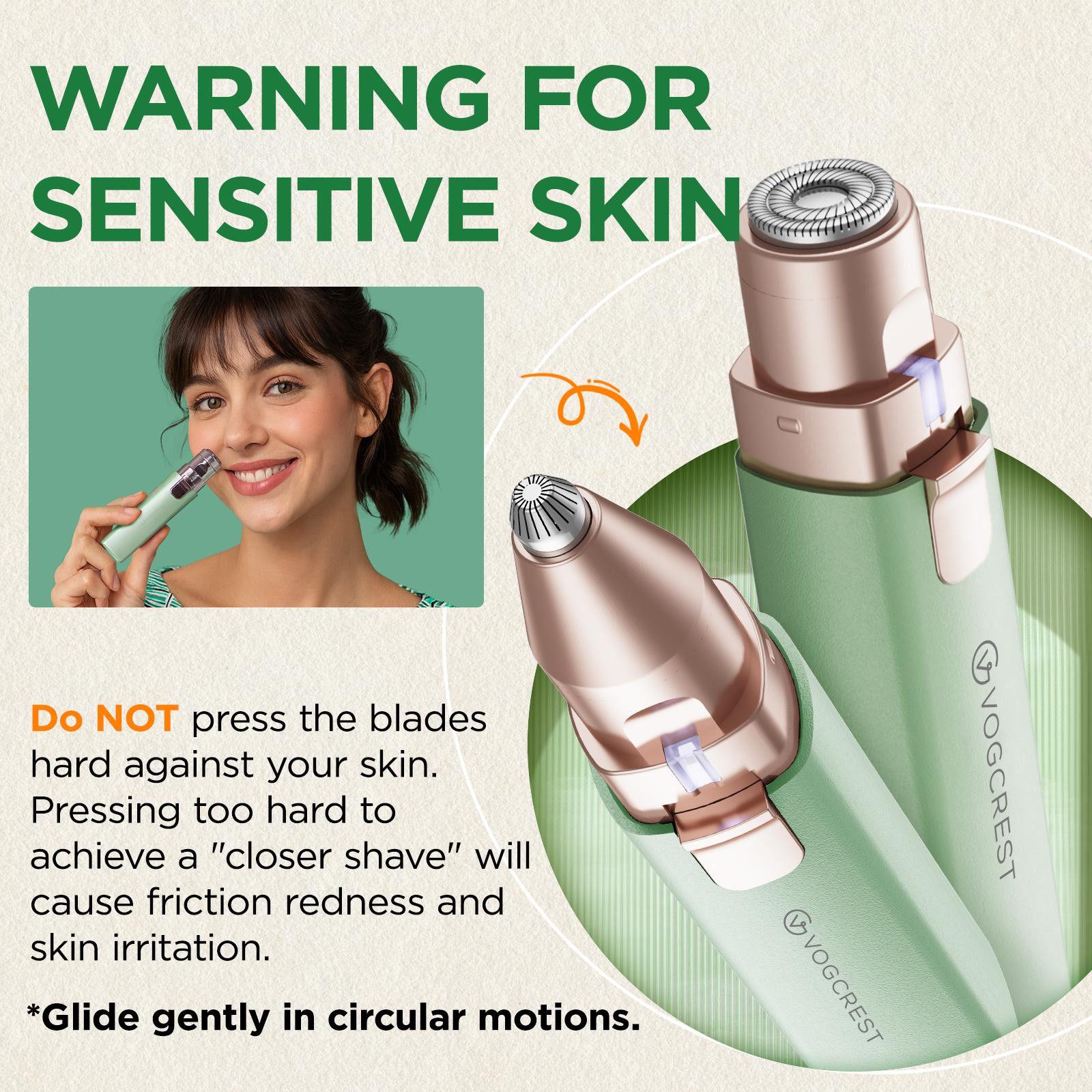 Eyebrow-Facial Hair Remover Women: Portable 2 in 1 Electric Shaver and Facial Trimmer - Rechargeable Eyebrow Lips Body Facial Razor Comfort