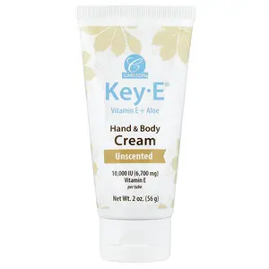 Carlson Key-E®, Hand & Body Cream, Unscented, 2 oz (56 g)