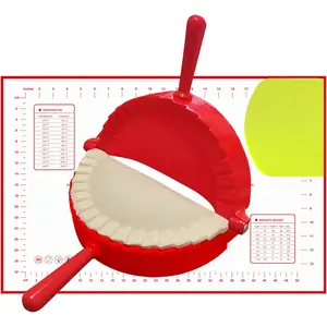 6 Inch Empanada Maker with Large Non Stick Pastry Mat and Dough Cut for Making Pies, Empanadas and Large Pot Stickers