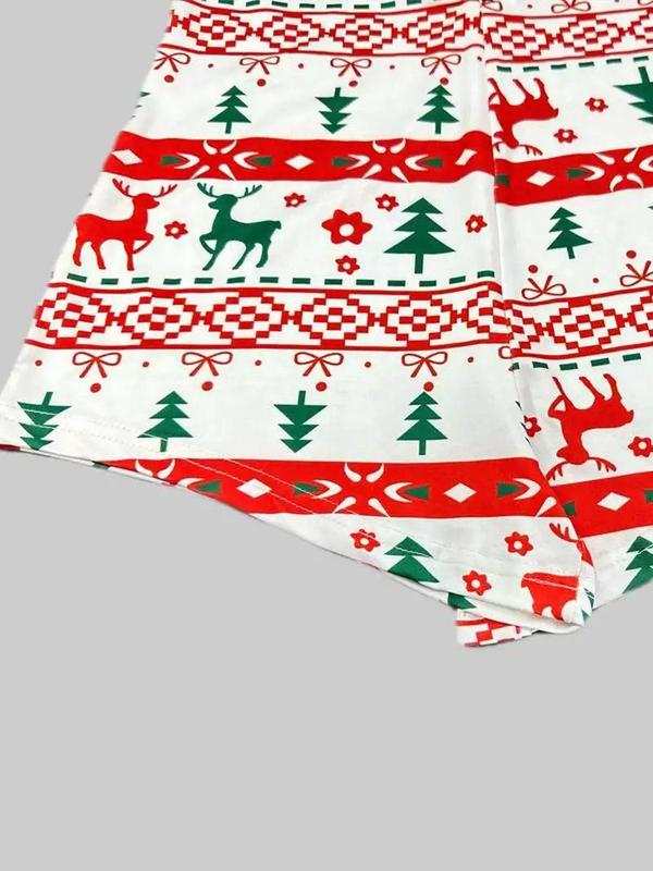 Cozy Christmas Cartoon Onesie Loungewear Nightwear Long Sleeve Womenswear Ultra Soft Festive Homewear