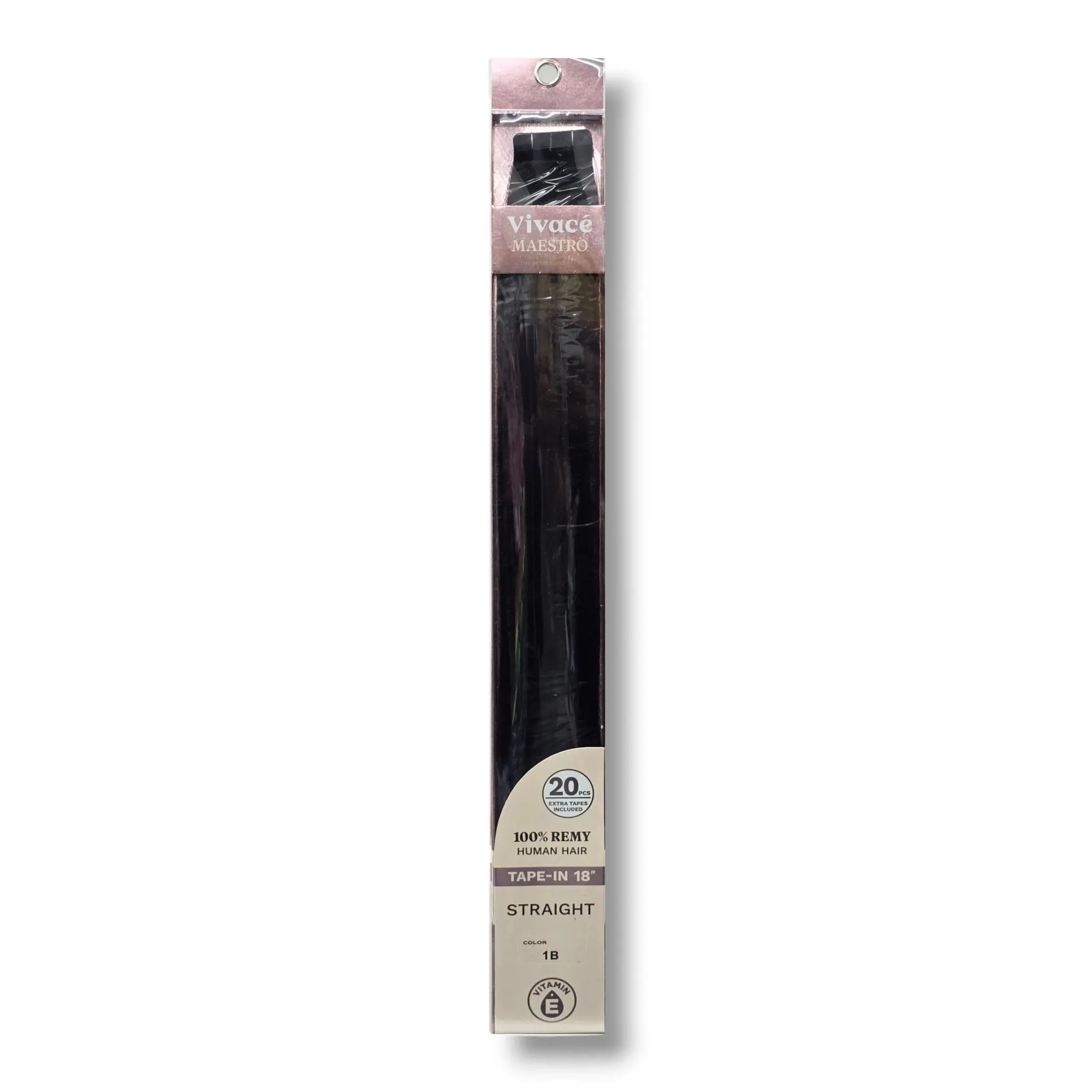 18" Vivacé Maestro 100% Remy Human Hair Tape-In Extensions (Solid Color)