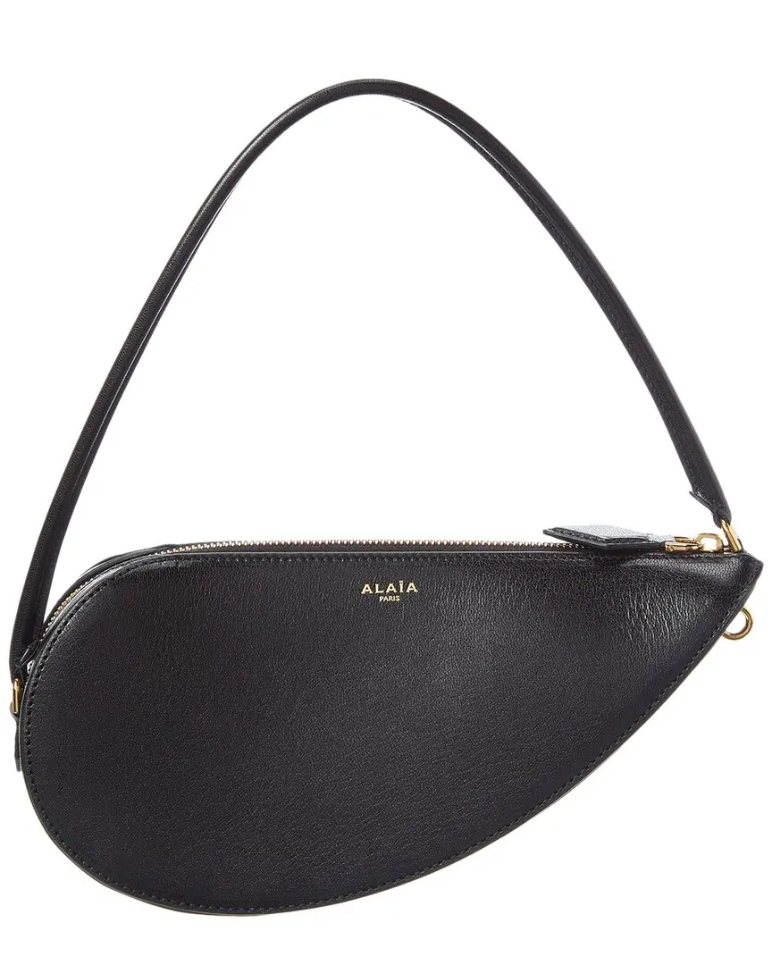 ALAÏA Le Demi Coeur Leather Clutch