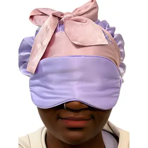 Mulberry Silk Bonnets 100% Authentic for Hair Care & Sleep Hygiene Moisture Retention Hypoallergenic Heatless Frizz Minimizer Lavender Night Haircare