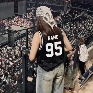 Korean Pop Fan Basketball Jersey – Name & Number Athletic Shirt, Concert Inspired Streetwear Gift