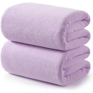 2 Pack Microfiber  Bath Sheets, 35 x 70 Inches, 670G, Soft and Absorbent, Quick Dry  Bath Towels,  for Bathroom, Plush Shower Towels for , Gym & Hotel,