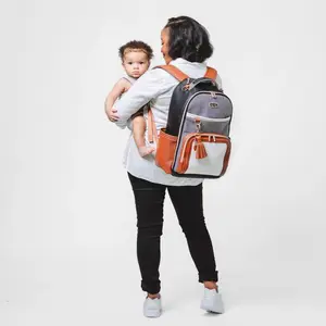 Coffee and Cream Boss Plus Backpack Diaper Bag