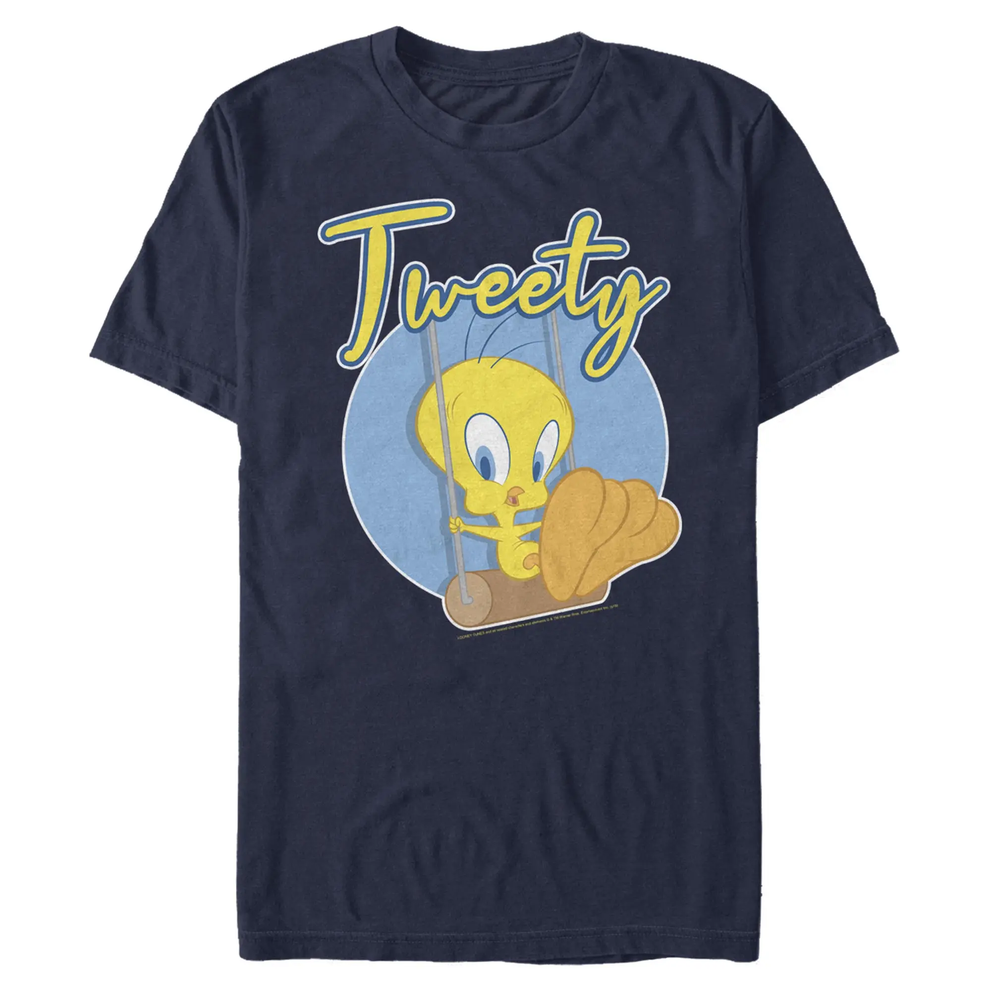 Men's Looney Tunes Tweety Swing Badge T-Shirt