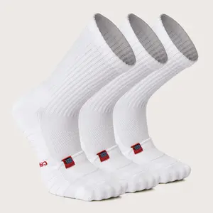 Crease Beast Pocket Socks for Crease Protector inserts - White - 3 Pairs - Extra Cushioned Heel. Memory Foam Inserts Not Included.