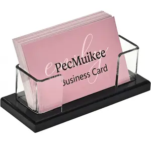 Business Card Holder for Desk,Acrylic Business Card Display Stand,Multiple Business Card Holders for Office, Exhibition, Home, Restaurant (slot 1)