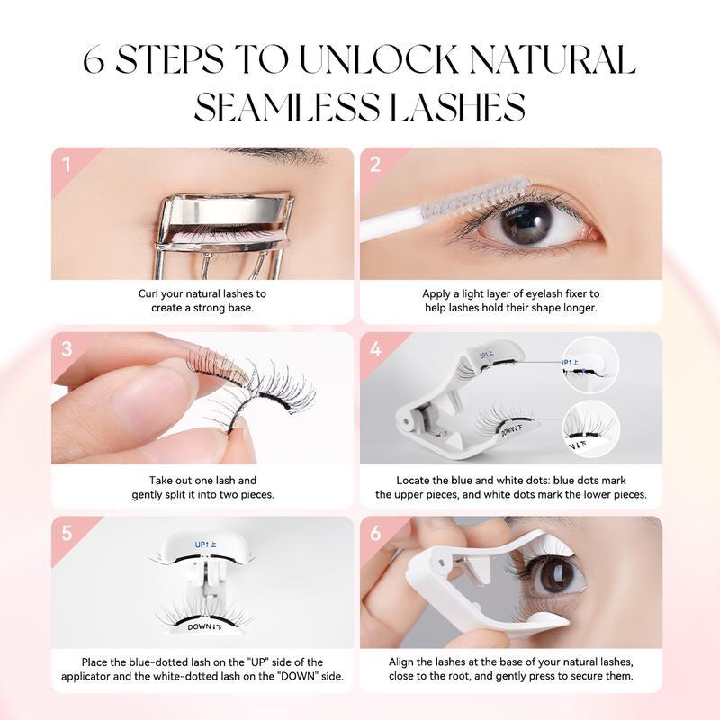 Soft Magnetic Eyelashes All-in-One Box,Magnetic EyelashExtensions, Waterproof, Reusable, Glue-FreeEyeliner-Free Makeup Cosmetic long lasting lashes Christmas Eve gifts Holiday