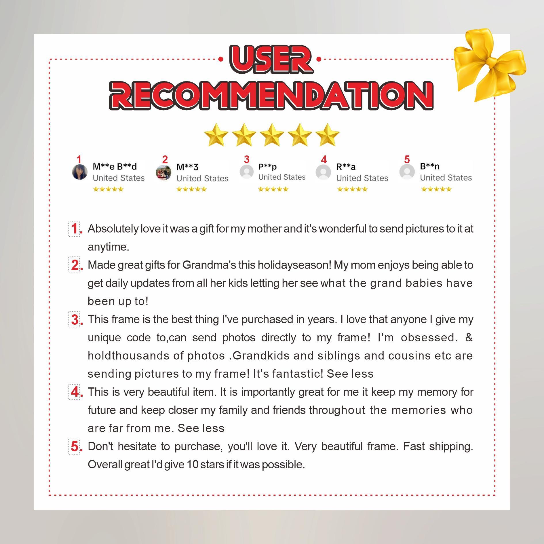 Ekoio Frameo Digital Picture Frame 10.1 Inch WiFi,gift idea, IPS Touch Screen Smart Cloud Photo Frame with 32GB Storage, Auto-Rotate Easy Setup to Share Photos or Videos, White Wall Mountable