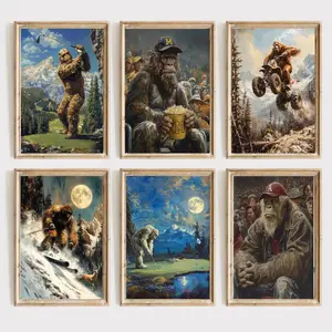 Collection UFC Fighter Wall Art Unframed, MMA Art Poster, UFC Legend Print Set Decor, Gifts for Him/Her, Wall Art Print, Poster For Gift