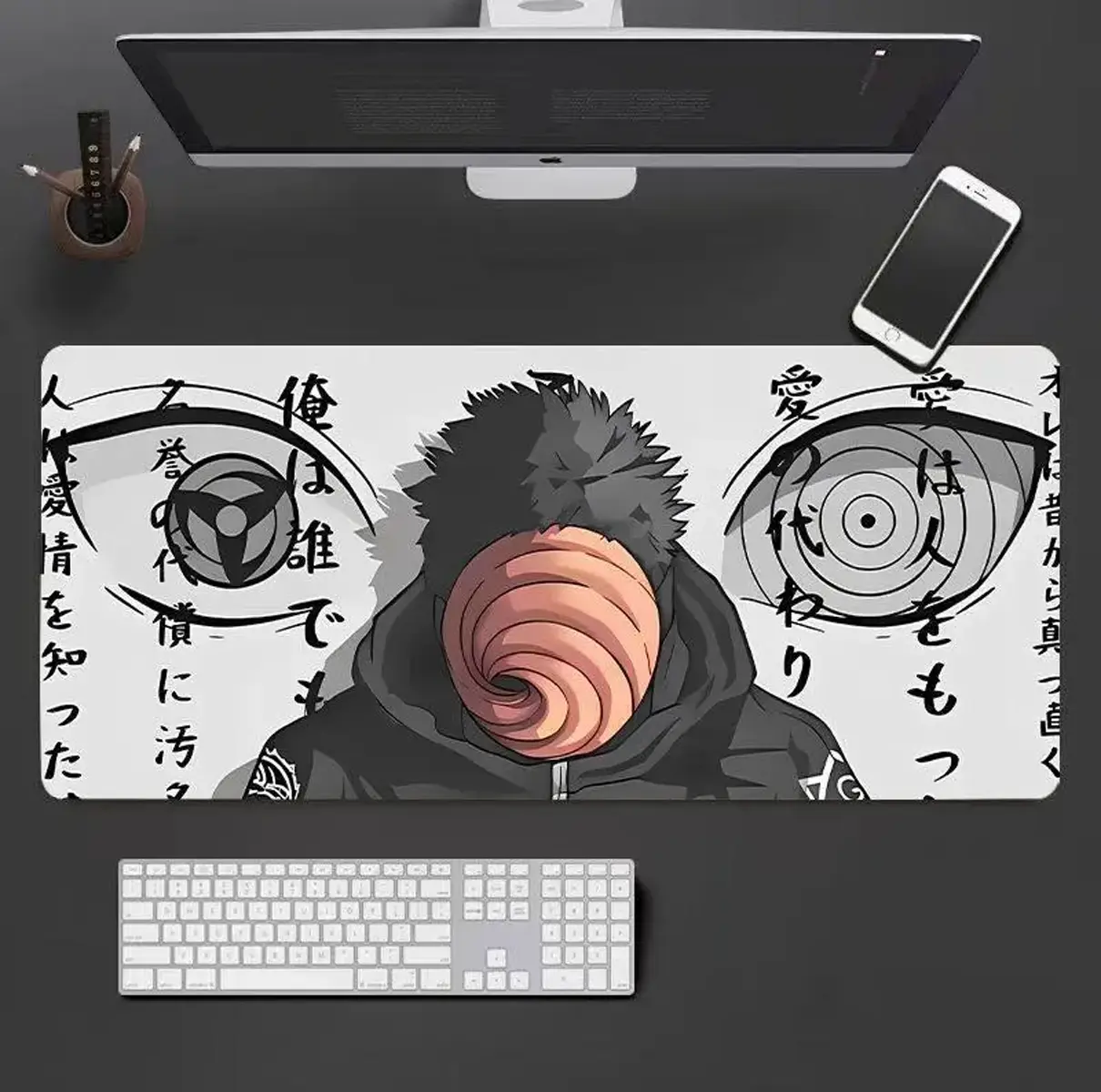 Obito Eyes Playmat Anime Play Mat Decor TCG, Deskmat & Mousepad, PC Accessories – FASTSHIPPING