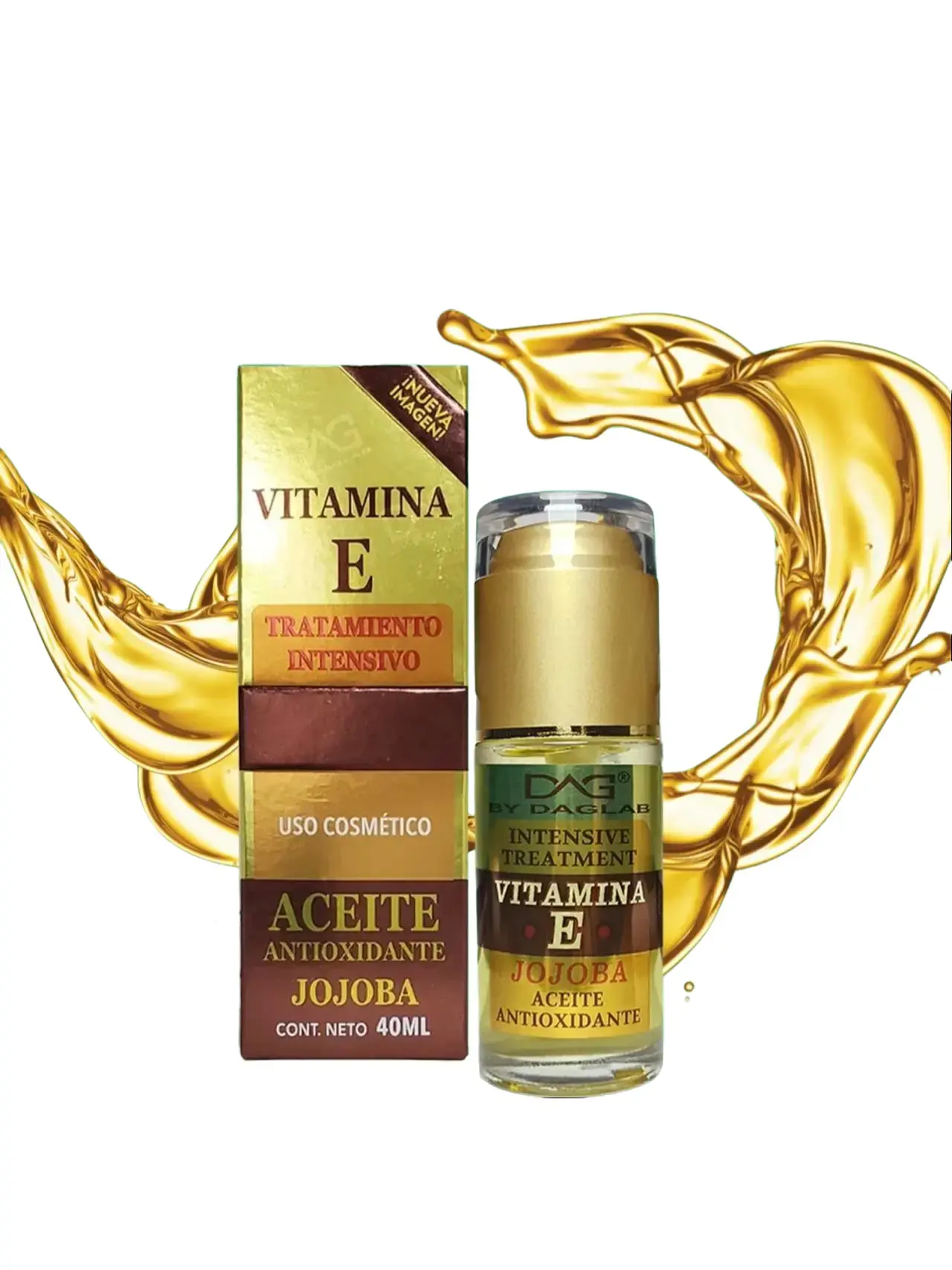 DAG Vitamin E and Jojoba Oil Serum for Intense Hydration Moisture Moisturizing Eczema Skincare Unscented Skin Repair Moisturize Hydrating face  oil