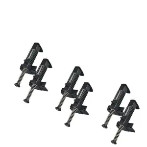 2 pieces of brick lining pipe worker tools, brick level measuring tools, used in construction (black) brick stringer positioning tools