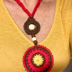 Be You Handmade Crochet Necklace - Made with LOVE