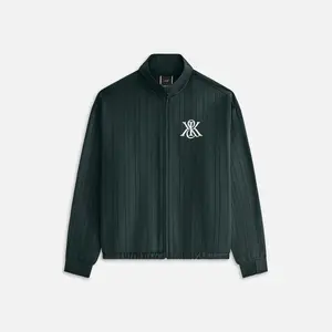 Kith Women's Wrenley Satin Crest Track Jacket - Dark Green XS MSRP: $210