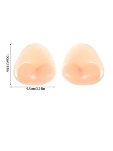 Women's invisible thick transparent breast pad, silicone breast pad, thick women's internal accessories, bikini breast pad, small breasts enlargement, large breasts convergence breast pad, convergence of breasts, prevention of outward expansion